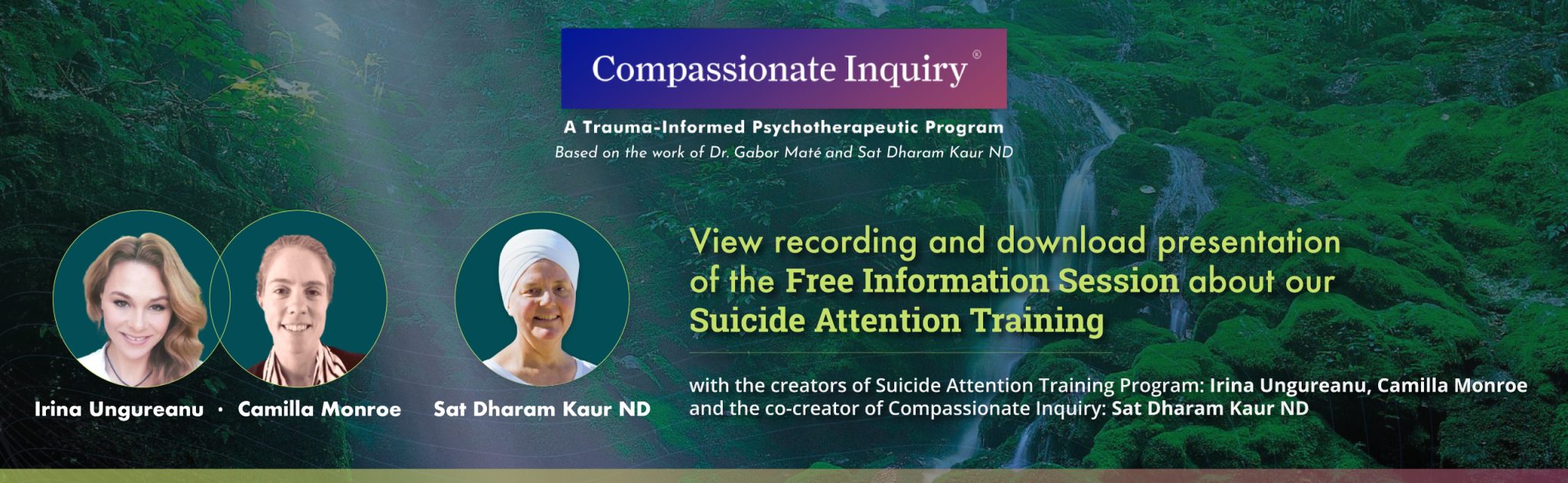Compassionate Inquiry Suicide Attention Training Compassionate Inquiry