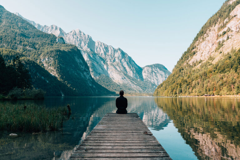 Alone on dock